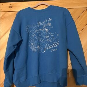 Blue Malibu Graphic Women’sSweater